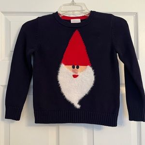 Hannah Anderson navy Santa sweater.